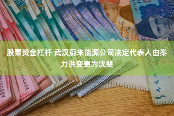 股票资金杠杆 武汉蔚来能源公司法定代表人由秦力洪变更为沈斐