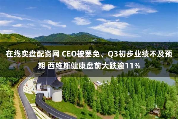 在线实盘配资网 CEO被罢免、Q3初步业绩不及预期 西维斯健康盘前大跌逾11%