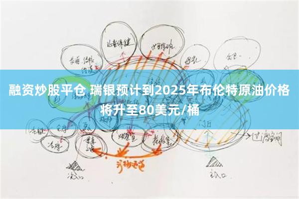 融资炒股平仓 瑞银预计到2025年布伦特原油价格将升至80美元/桶