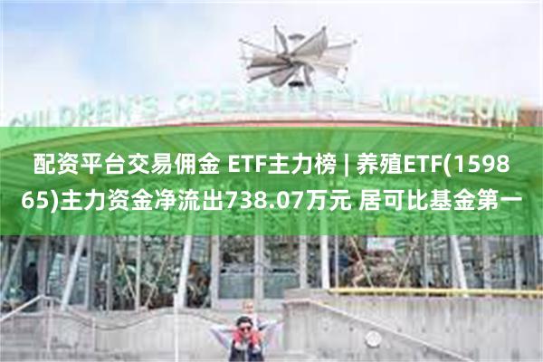 配资平台交易佣金 ETF主力榜 | 养殖ETF(159865)主力资金净流出738.07万元 居可比基金第一