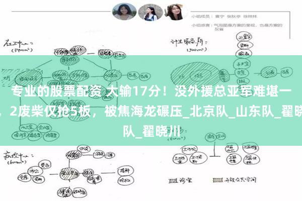 专业的股票配资 大输17分！没外援总亚军难堪一击，2废柴仅抢5板，被焦海龙碾压_北京队_山东队_翟晓川